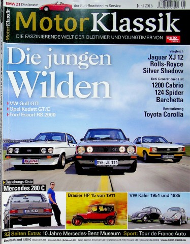 Deckblatt Motor Klassik (06/2016)